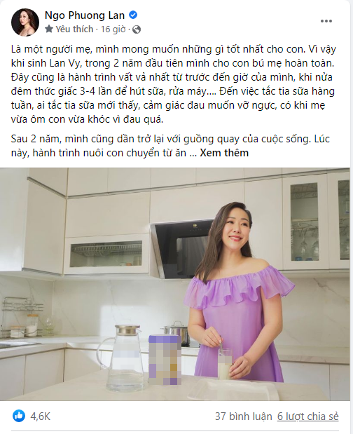Hoa hậu gia thế khủng nhất Việt Nam từng đau muốn vỡ ngực, vừa ôm con vừa khóc sau sinh - Ảnh 2.