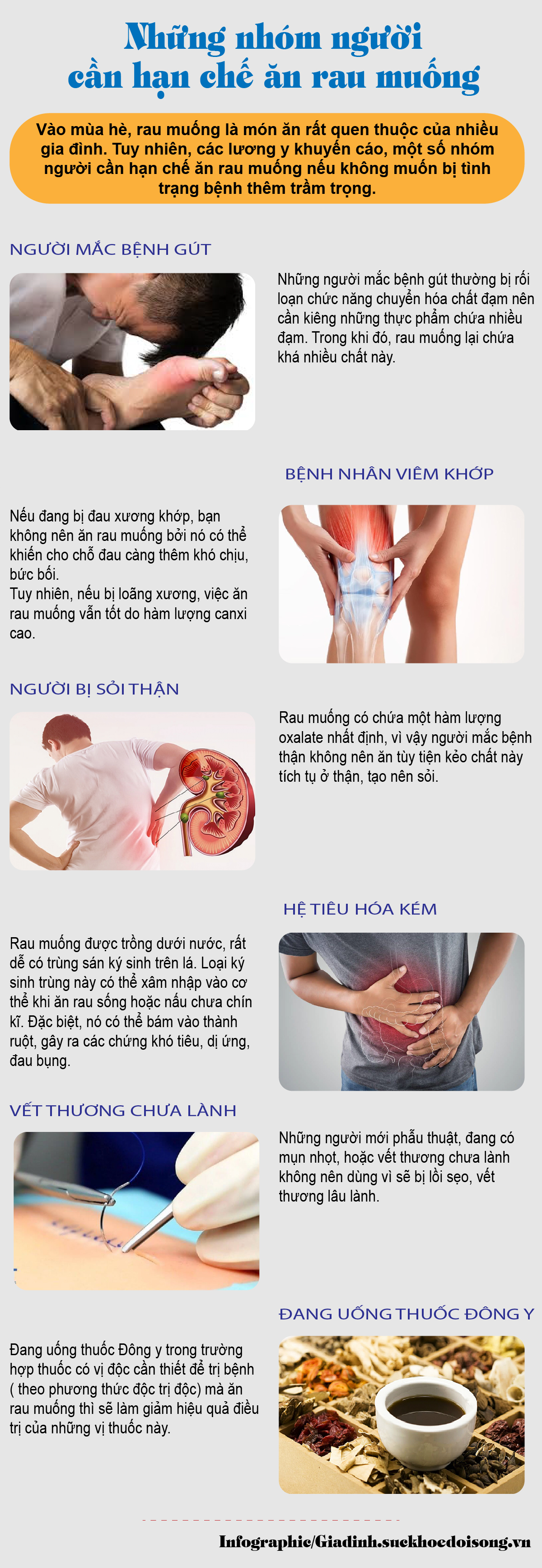 6 nhóm người cần hạn chế ăn rau muống - Ảnh 1.