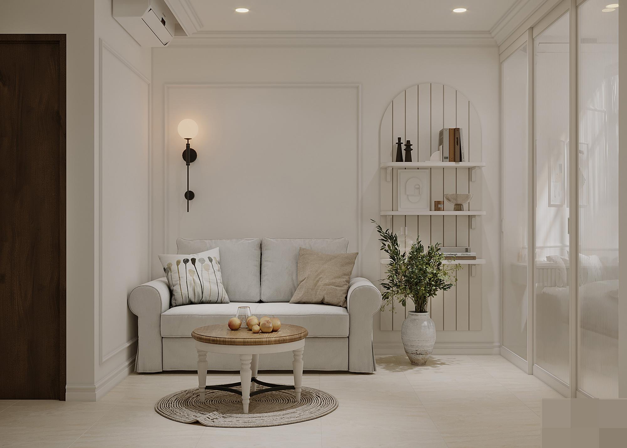 Kh&ocirc;ng gian t&acirc;n cổ điển trong căn hộ nhỏ, ai cũng thảng thốt v&igrave; đẹp - Ảnh 1.