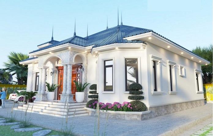 Nhà cấp 4 tân cổ điển đẹp đến nao lòng, ngắm xong chỉ muốn xách vali vào ở - Ảnh 3. Nhà cấp 4 tân cổ điển đẹp đến nao lòng, ngắm xong chỉ muốn xách vali vào ở - Ảnh 3.