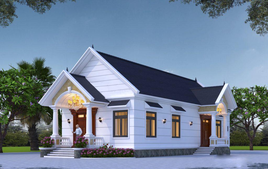 Nhà cấp 4 tân cổ điển đẹp đến nao lòng, ngắm xong chỉ muốn xách vali vào ở - Ảnh 2. Nhà cấp 4 tân cổ điển đẹp đến nao lòng, ngắm xong chỉ muốn xách vali vào ở - Ảnh 2.