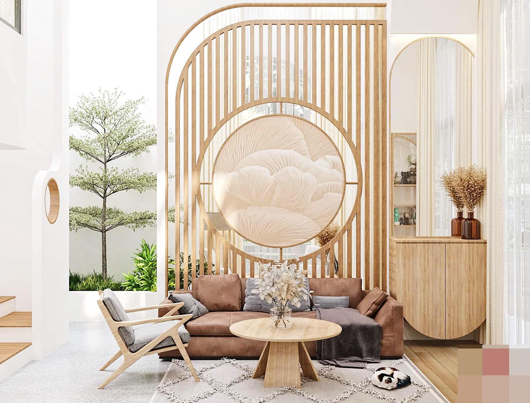 Siêu phẩm nhà mái bằng 1 tầng chồng làm quà cưới tặng vợ - Ảnh 1.