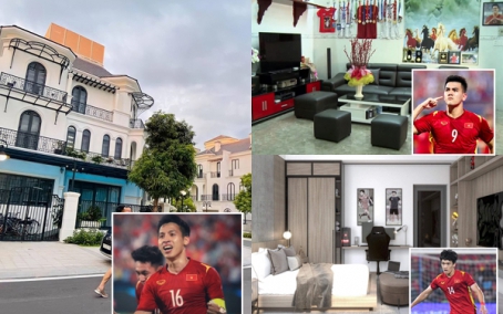Điểm thú vị về 3 căn nhà của 3 cầu thủ tên tuổi của U23 Việt Nam: Tiến Linh - Hoàng Đức - Hùng Dũng 