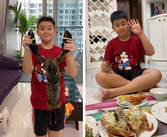 Con trai Lê Phương càng lớn càng giống ba dượng, 10 tuổi vẫn thích thể hiện tình cảm với mẹ - Ảnh 11.