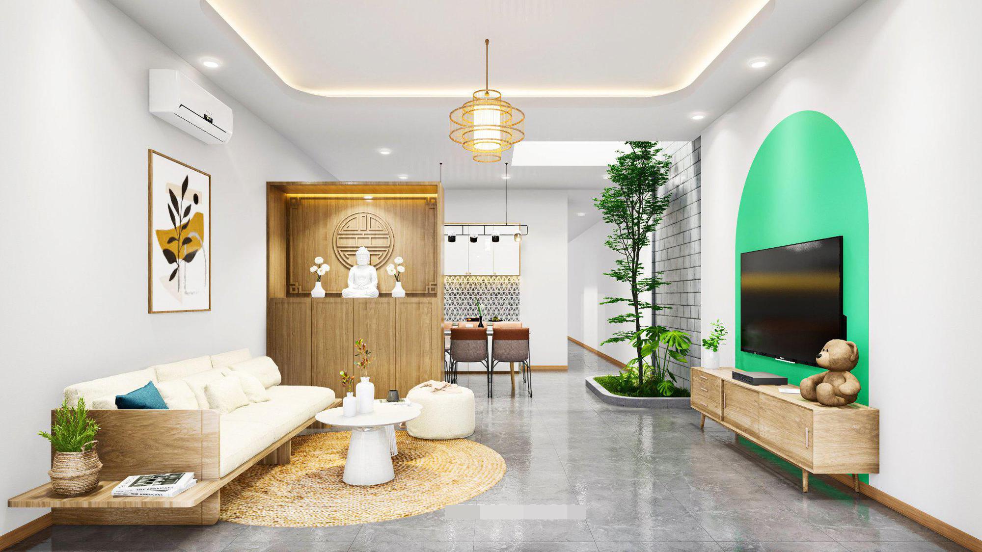 Nhà cấp 4 đơn giản vẫn đủ tiện nghi như khách sạn hạng sang - Ảnh 1.