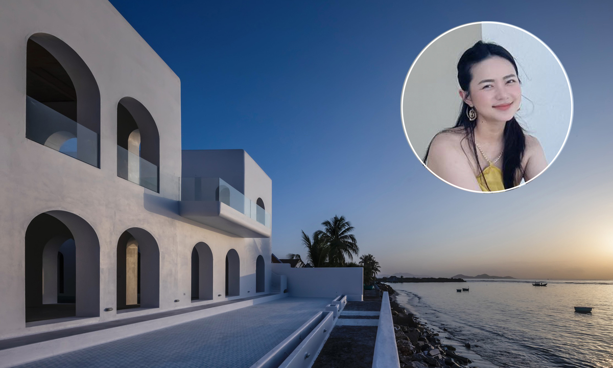 Nổi tiếng được chồng chiều nhất showbiz Việt, Phan Như Thảo tiếp tục khoe biệt thự biển phong cách Santorini 