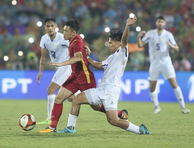 U23 Việt Nam bị Philippines cầm hòa - Ảnh 1.