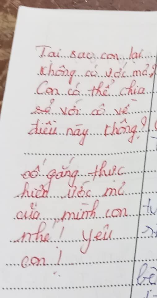 Học sinh giải thích lý do không có ước mơ, cô giáo để lại lời phê khiến dân tình rụng tim - Ảnh 2.