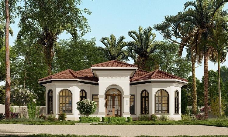 Nhà cấp 4 kiểu Pháp sang trọng, tiện nghi và đẹp hút hồn - Ảnh 6.