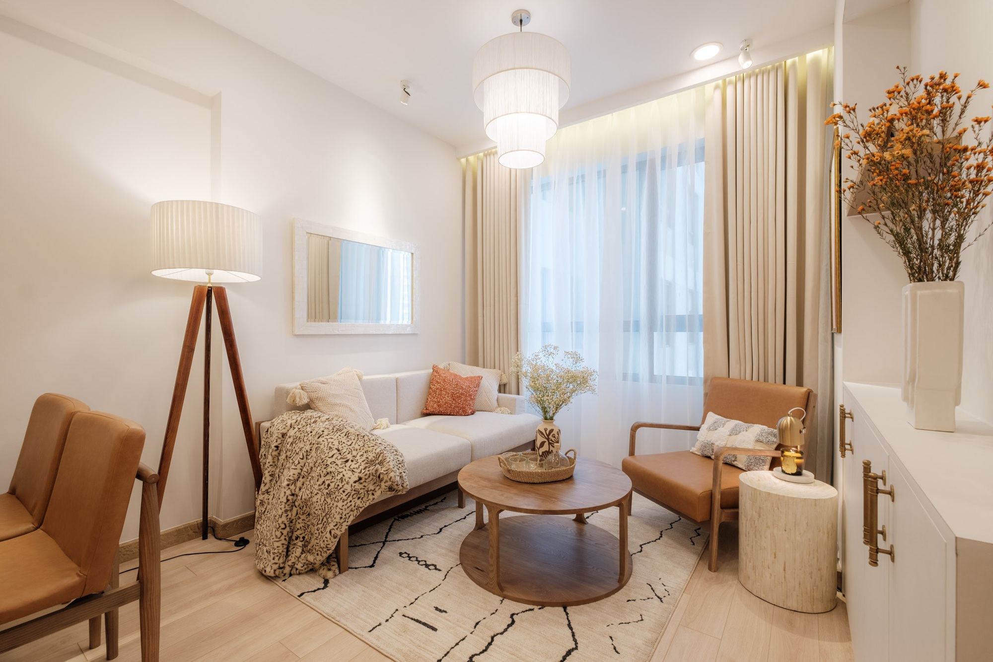 Hút mọi ánh nhìn với căn hộ 65 m2 mang phong cách Scandinavian - Ảnh 1. Hút mọi ánh nhìn với căn hộ 65 m2 mang phong cách Scandinavian - Ảnh 1.