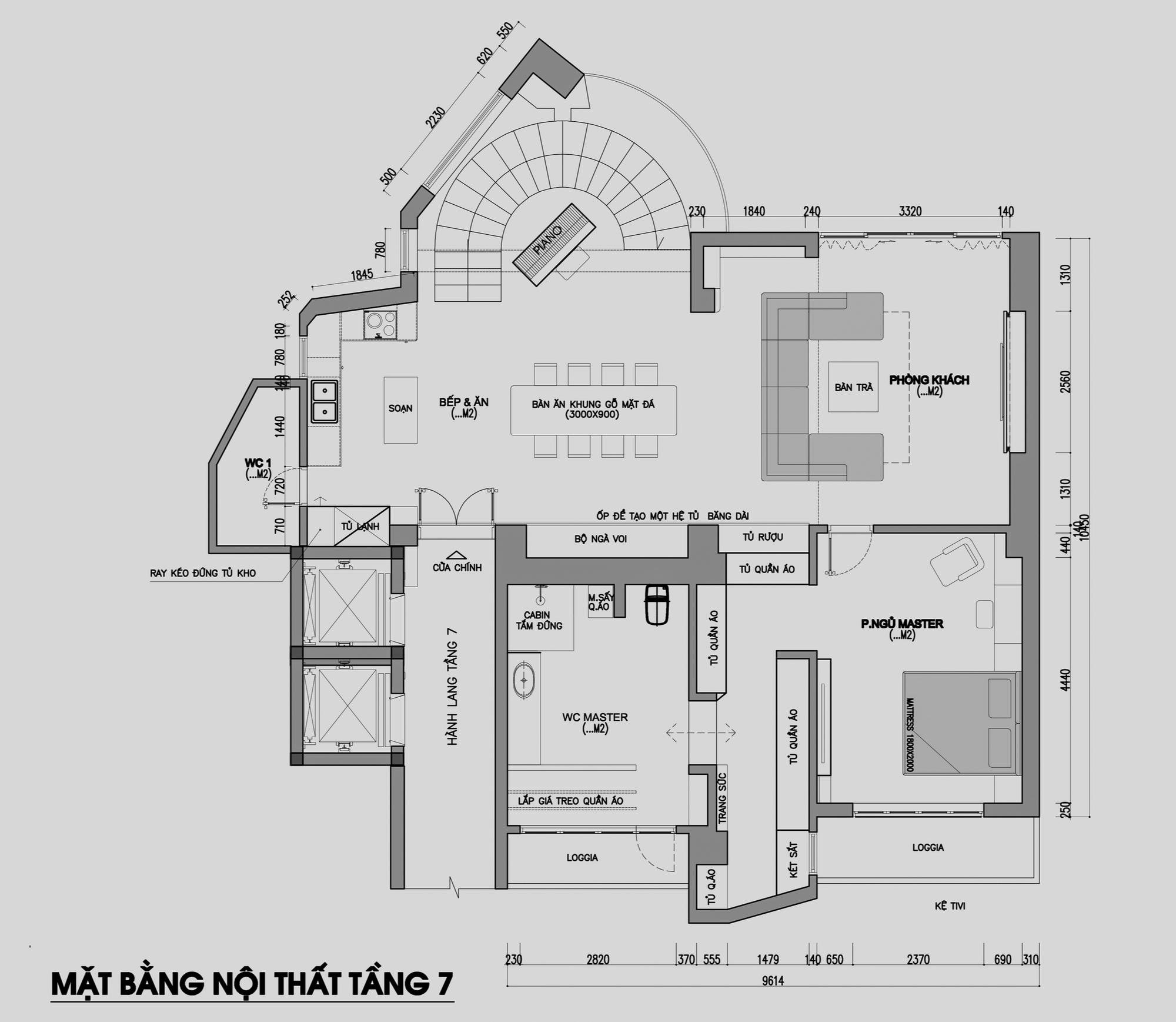 Gia chủ chịu chi 1,8 tỷ để thi công căn hộ Penthouse Hào Nam 250m² nâng tầm không gian sống - Ảnh 2. Gia chủ chịu chi 1,8 tỷ để thi công căn hộ Penthouse Hào Nam 250m² nâng tầm không gian sống - Ảnh 2.