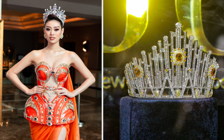 Vương miện Hoa hậu Hoàn vũ Việt Nam 2022 giá trị thế nào sau gần 2.000 giờ chế tác?