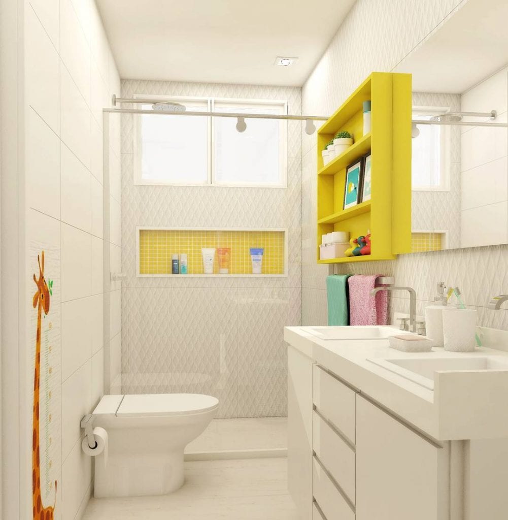 Bí quyết cho căn phòng tắm luôn tươi sáng, sinh động là bổ sung gam màu vàng nắng - Ảnh 12. Bí quyết cho căn phòng tắm luôn tươi sáng, sinh động là bổ sung gam màu vàng nắng - Ảnh 12.