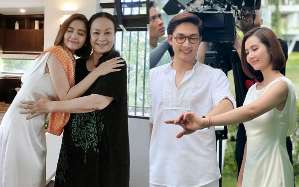 Quay tập cuối phim 'Thương ngày nắng về', Vân Trang (Phan Minh Huyền) xúc động như chia tay người thân