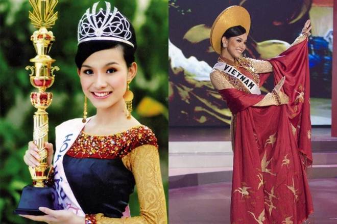 Cuộc sống kín tiếng của Hoa hậu Hoàn Vũ Việt Nam đầu tiên - Ảnh 1.