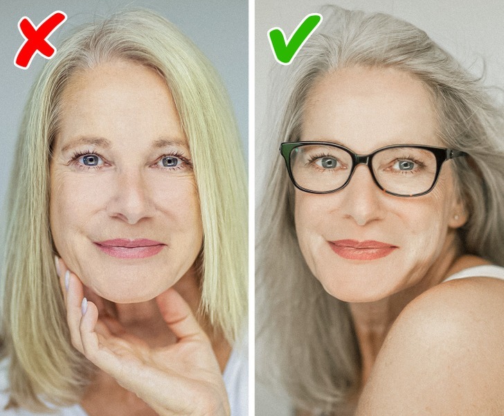8 mẹo giúp bạn trông bớt già nua khi tóc chuyển bạc - Ảnh 5.