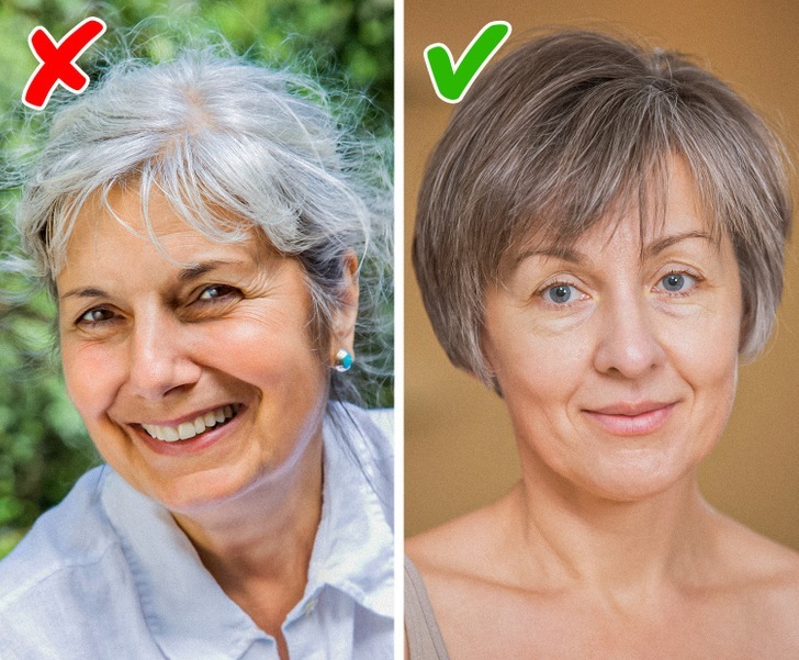 8 mẹo giúp bạn trông bớt già nua khi tóc chuyển bạc - Ảnh 6.