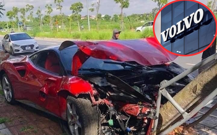 Vụ xe Ferrari 488 GTB bị tai nạn: Xuất hiện nhiều tình tiết lạ, Volvo Hà Nội "lên tiếng"