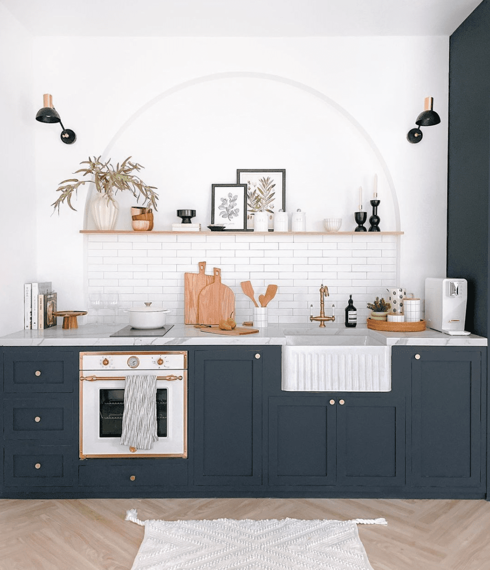 Biến hóa căn bếp gia đình từ phong cách đến không gian chỉ với gam màu xanh dương - Ảnh 5.