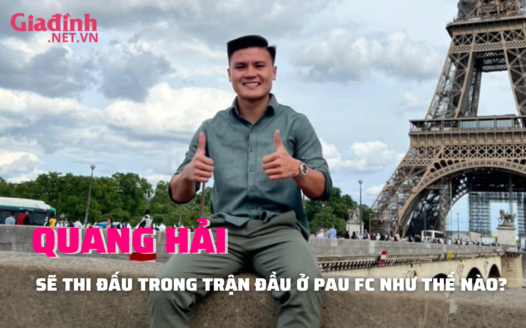Quang Hải xuất quân trận đầu ở Pau FC
