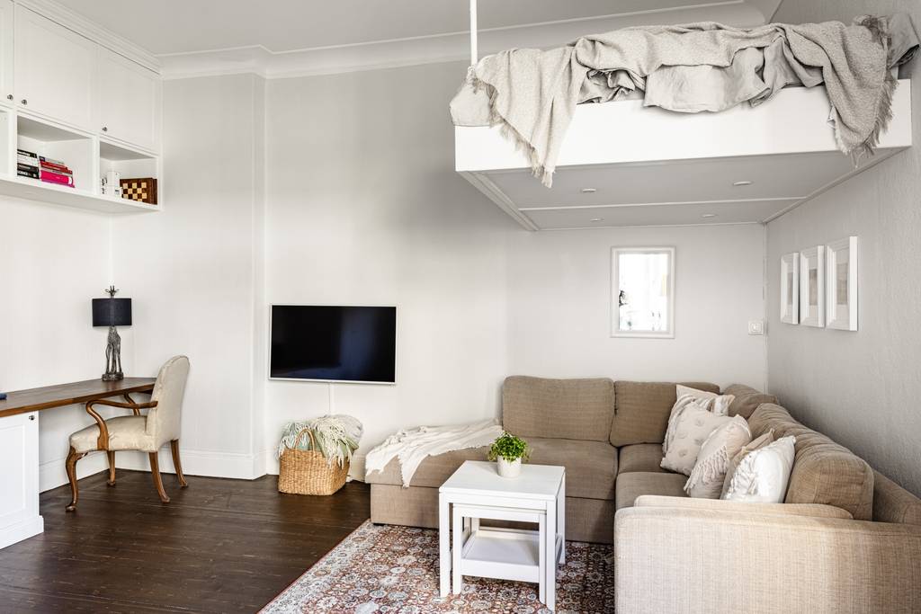 Chỉ rộng 38m², căn hộ nhỏ có không gian thoải mái và khả năng lưu trữ đầy ấn tượng - Ảnh 5. Chỉ rộng 38m², căn hộ nhỏ có không gian thoải mái và khả năng lưu trữ đầy ấn tượng - Ảnh 5.