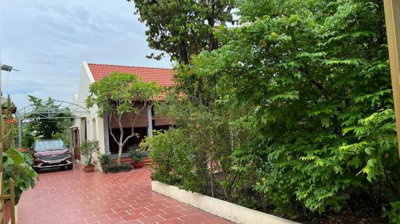 Khung cảnh ngôi nhà nhỏ ở quê thanh bình, rợp bóng cây của ca sĩ Hồ Quang 8 - Ảnh 10.