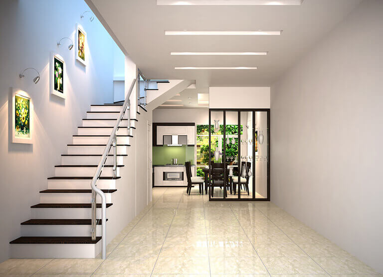 Tư vấn thiết kế và bố trí nội thất nhà ống 33m² có giếng trời và nhiều cây xanh - Ảnh 7. Tư vấn thiết kế và bố trí nội thất nhà ống 33m² có giếng trời và nhiều cây xanh - Ảnh 7.