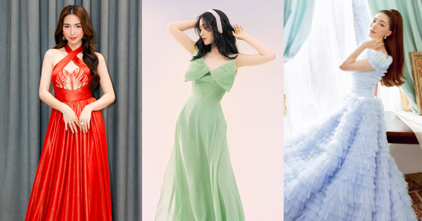 Sở hữu 'guốc thần' 25 cm, Hòa Minzy không ngại diện váy dạ hội đụng hàng các nàng hậu Việt