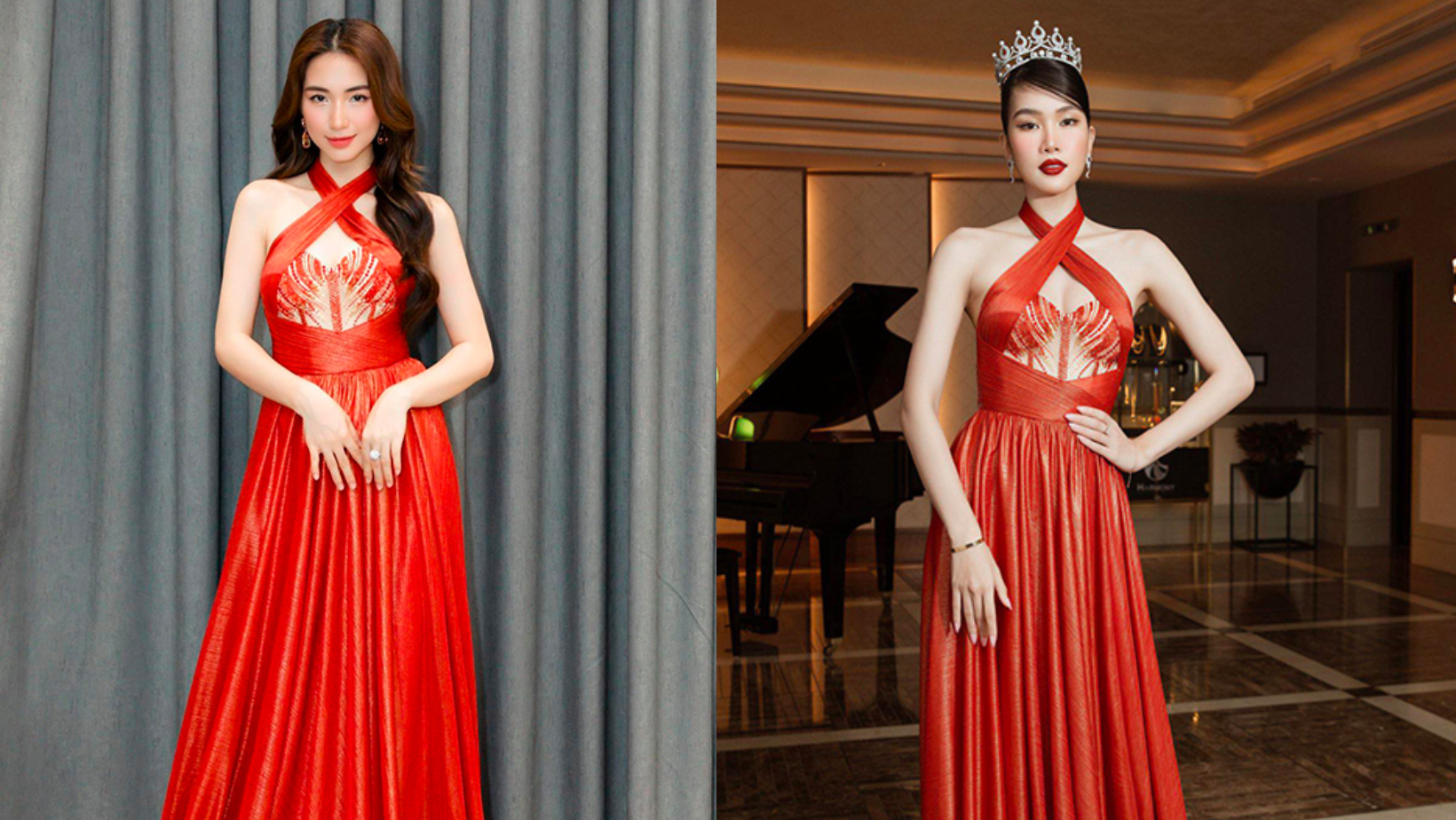 Sở hữu &quot;guốc thần&quot; 25 cm, Hòa Minzy không ngại diện váy dạ hội đụng hàng các nàng hậu Việt - Ảnh 2.