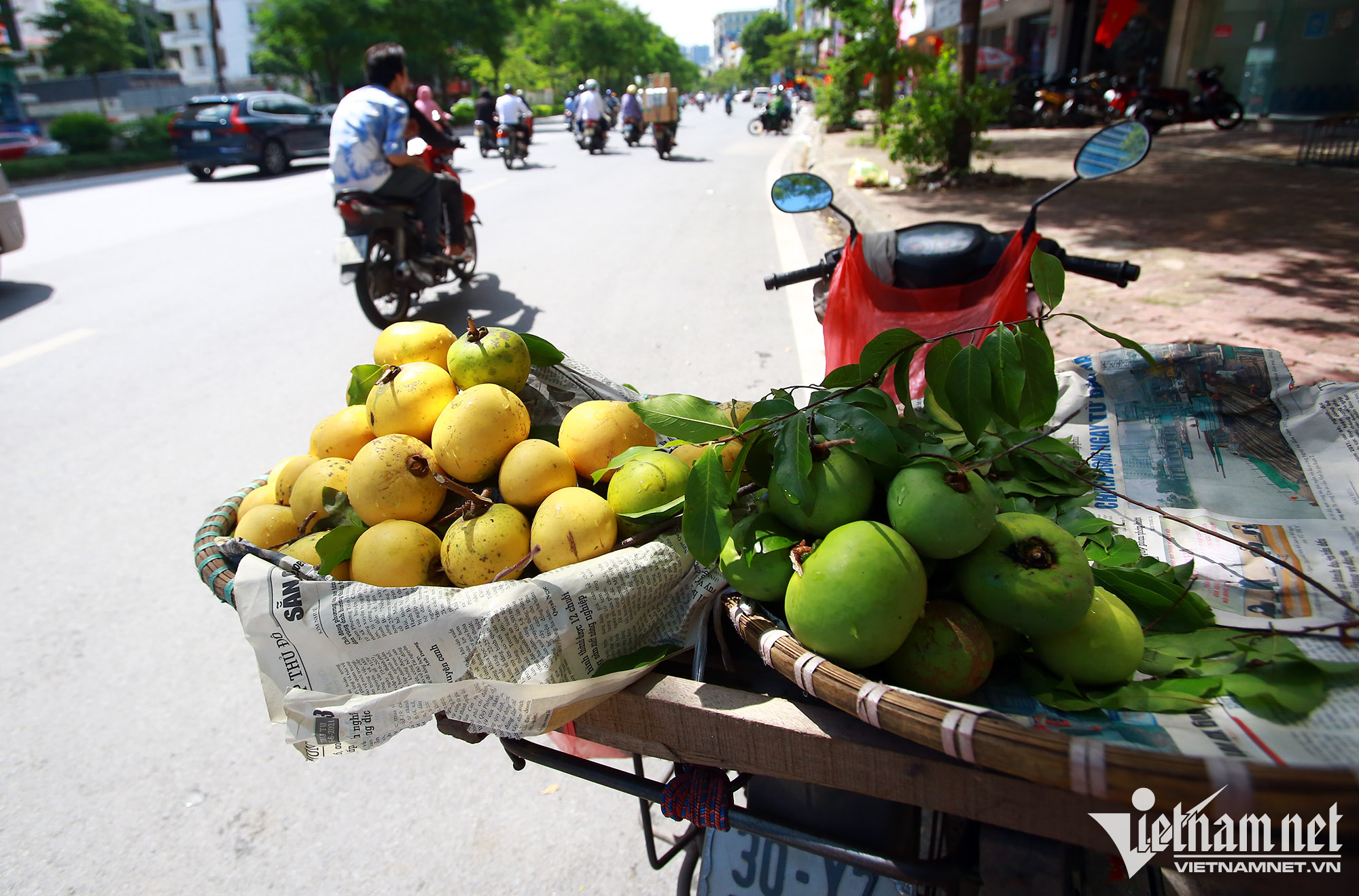 Quả cổ tích bán rong khắp phố, chủ hàng thu chục triệu mỗi ngày - Ảnh 1.