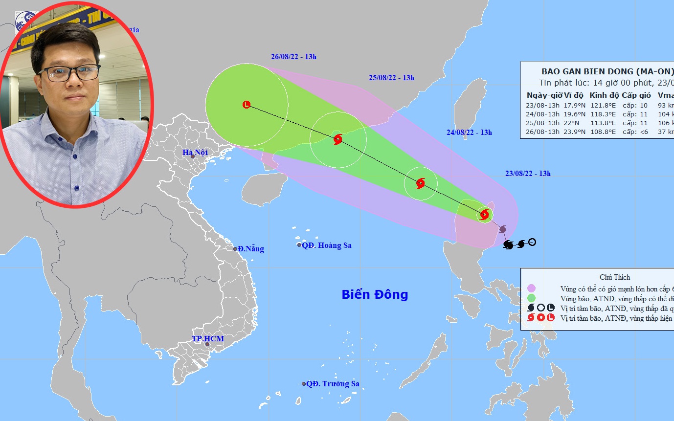 Bão Ma-on sắp gây gió mạnh, sóng lớn ở Biển Đông, quần đảo Hoàng Sa gió giật đến cấp 13