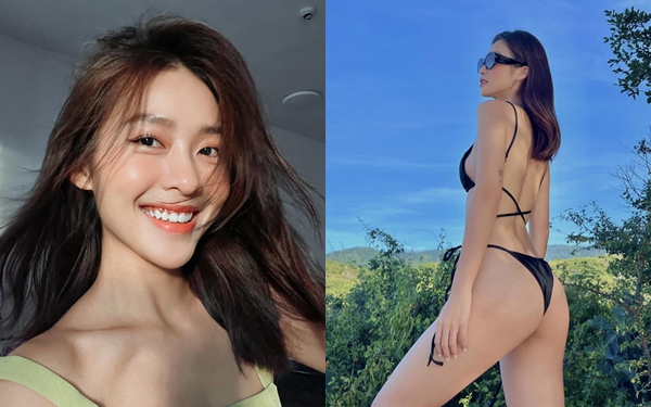 Nhan sắc đời thực của Khả Ngân - 'bạn gái tin đồn' Thanh Sơn: Da căng bóng, dáng sexy
