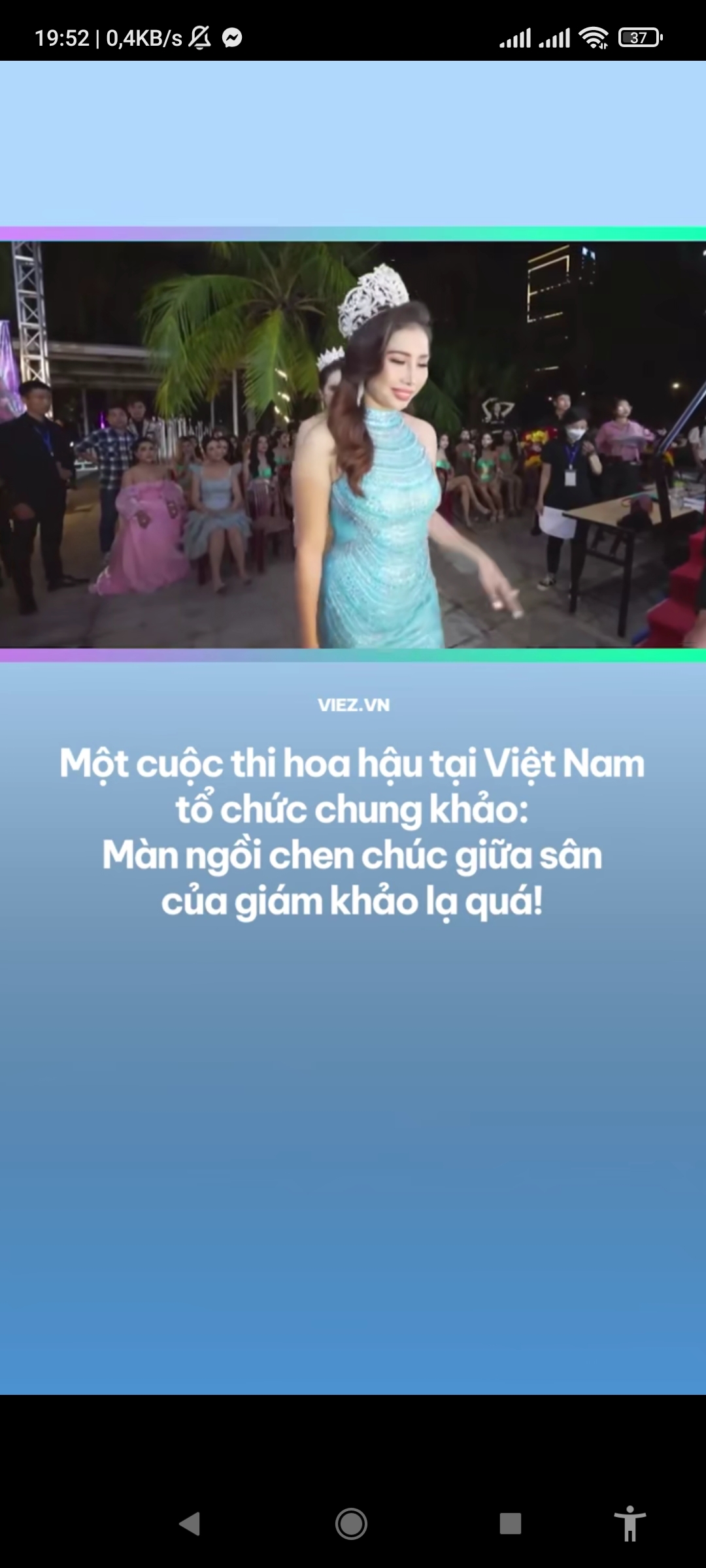 Sự thật vụ Hoa hậu Ngọc Hân ngồi ghế nhựa chấm thi Hoa hậu - Ảnh 1.