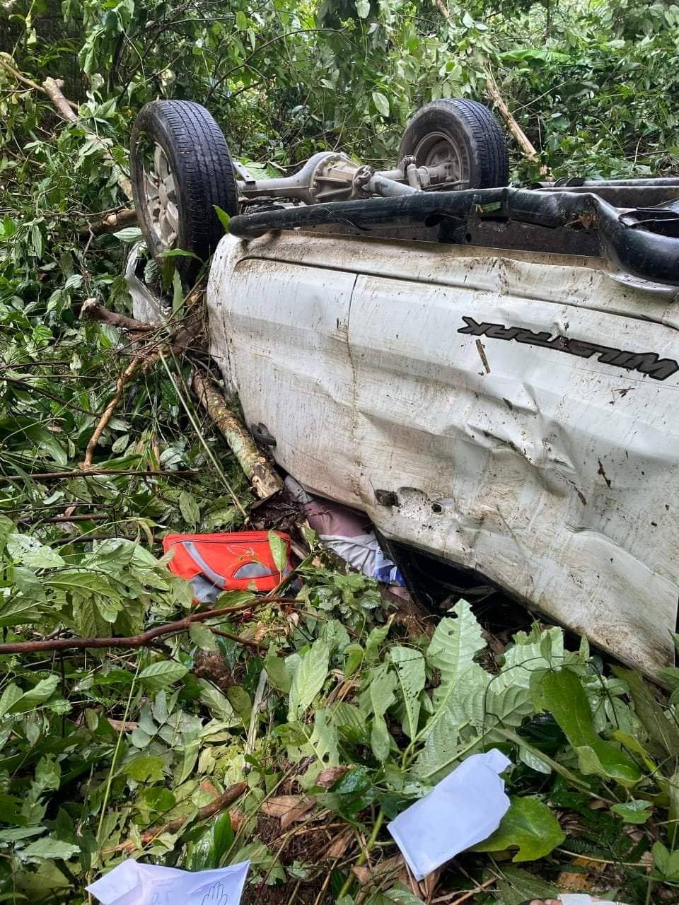 Xe &ocirc;t&ocirc; b&aacute;n tải lao xuống vực s&acirc;u, 3 người thương vong - Ảnh 1.