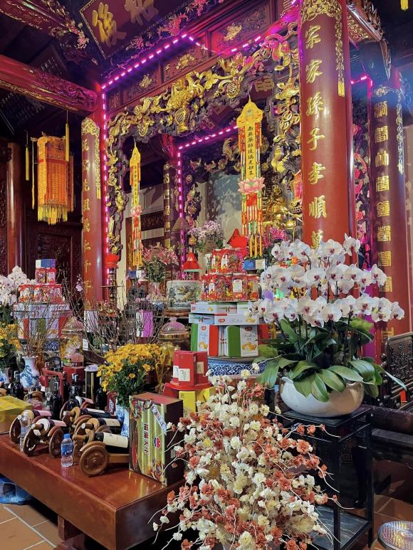 Việt phủ dát vàng của Vượng Râu ở Nam Định trang hoàng lộng lẫy, ngập sắc hoa đón Tết - Ảnh 7.