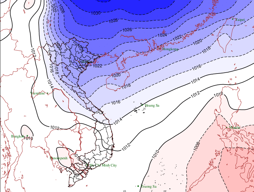 Dự báo thời tiết ngày mai (16/1): Bắc Bộ và Bắc Trung Bộ rét đậm, rét hại khả năng xuất hiện thiên tai đi kèm - Ảnh 1.