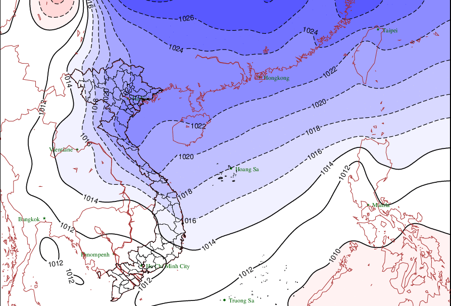 Dự báo thời tiết ngày mai (17/1): Rét buốt bao trùm miền Bắc, nhiệt độ giảm sâu về đêm và sáng sớm - Ảnh 1.
