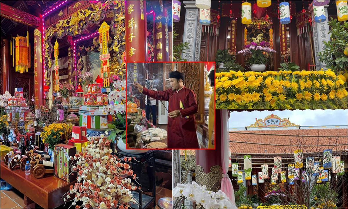 Sắc hoa đón Tết ngập Việt phủ dát vàng của Vượng Râu ở Nam Định