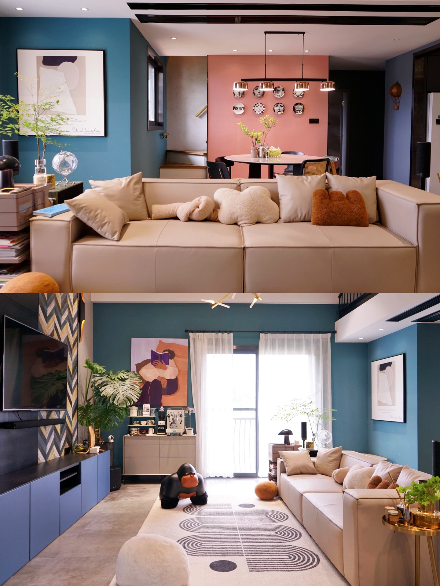 Căn nhà vợ chồng trẻ tự tay thiết kế: Phòng khách như triển lãm tranh, không ai muốn ra khỏi nhà