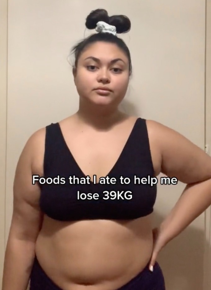 Loạt thực phẩm giúp nữ TikToker giảm gần 40 kg - Ảnh 2.