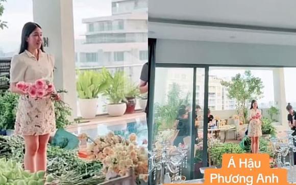 Penthouse đắt đỏ của Á hậu Phương Anh và chồng Tiến sĩ hậu đám cưới - Ảnh 3.