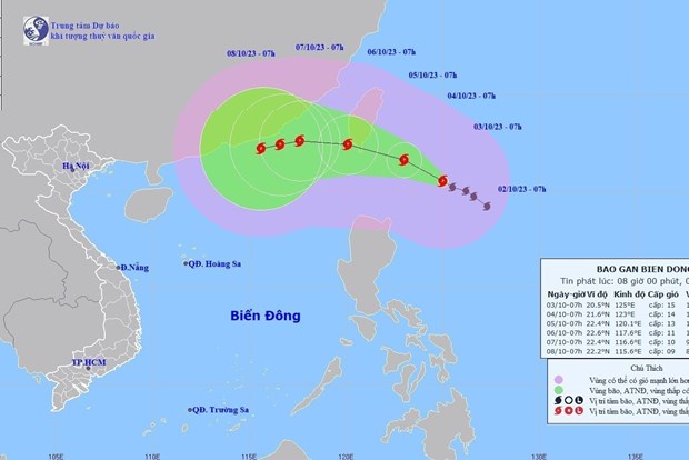 Tin mới về bão KOINU và tình hình triều cường ở khu vực phía Nam - Ảnh 1.