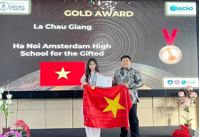 Đội tuyển học sinh Hà Nội giành huy chương vàng tại Olympic Hóa học ứng dụng quốc tế 2023 - Ảnh 1.