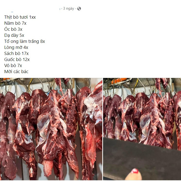 Đi chợ online và kết đắng của bà nội trợ khi mua thịt bò 'tươi như hình' - Ảnh 3.