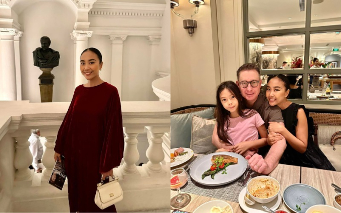 Mê cách chị đẹp Đoan Trang khoe nhà ở Singapore: Căn bếp triệu đô chồng Tây tự thiết kế, tủ đồ hiệu nhiều món độc lạ - Ảnh 1.