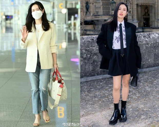 Phong cách thời trang “đỉnh” của Song Hye Kyo, Son Ye Jin dù đã ngoài tứ tuần - Ảnh 4.