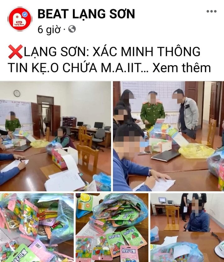Lạng Sơn: Xác minh thông tin kẹo chứa chất ma túy bán ở cổng trường học - Ảnh 1.