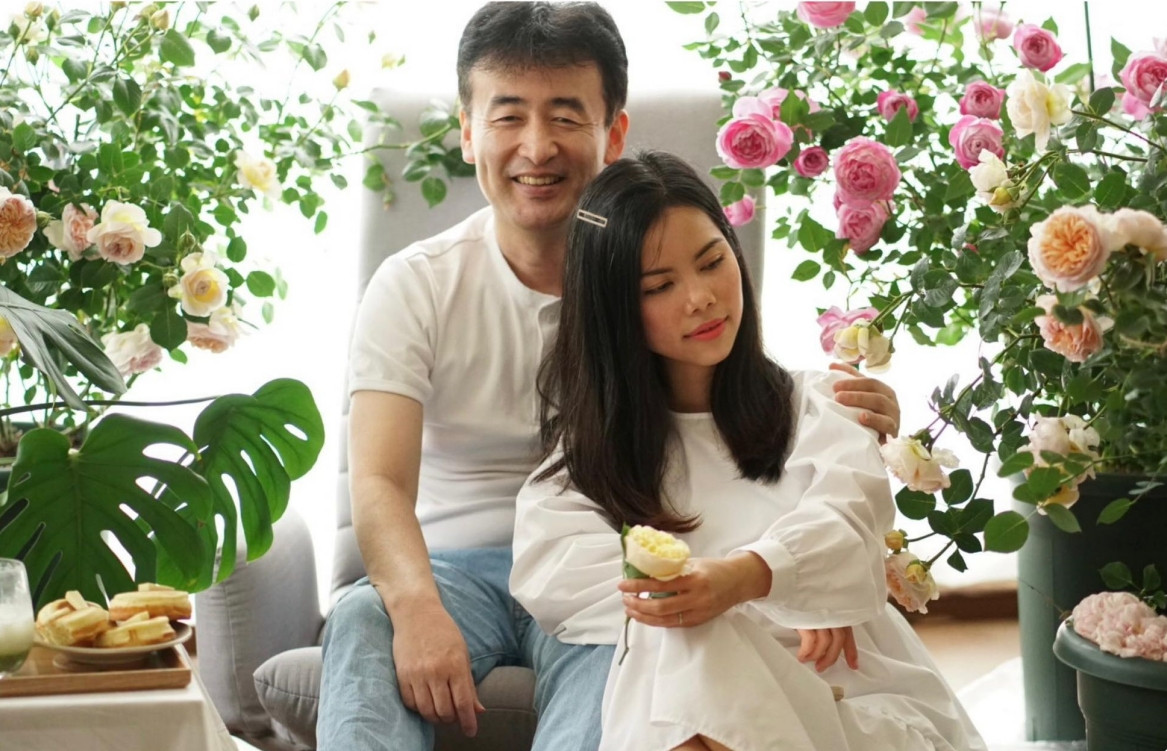 Chồng Nhật ngại tạo dáng, vợ Việt chờ 5 năm chụp ảnh cưới tuyệt đẹp 0 đồng - Ảnh 2.
