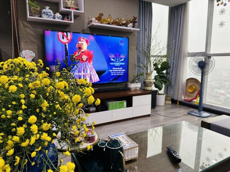 BTV VTV Hoàng Trang khoe không gian sống cùng chồng con, chưa tới Tết nhà đã rực rỡ toàn hoa - Ảnh 5.