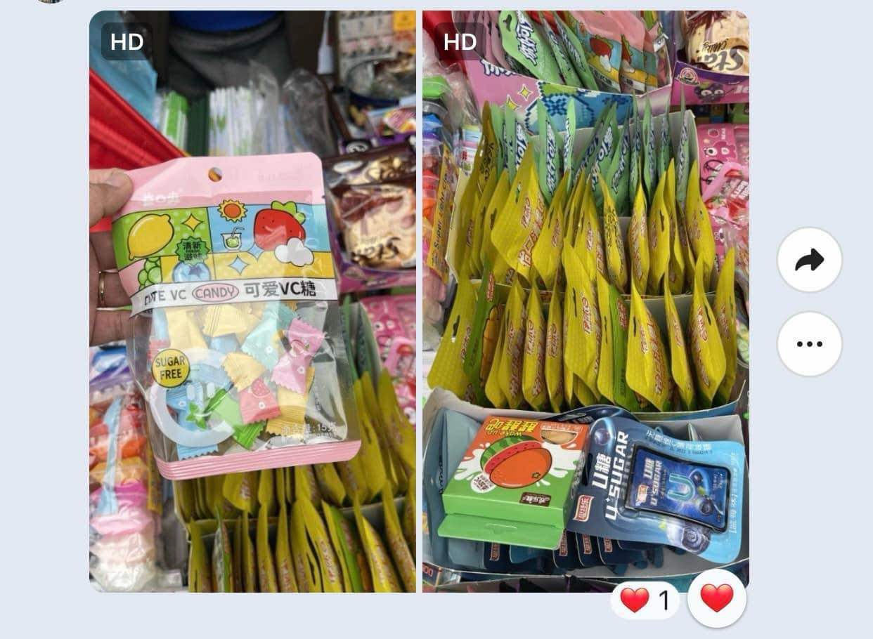 Nhận diện nhiều loại kẹo lạ các trường học đang 'truyền tay' cảnh báo sau vụ nhiều học sinh ở Hà Nội, Lạng Sơn bị mệt, đau bụng sau ăn - Ảnh 9.